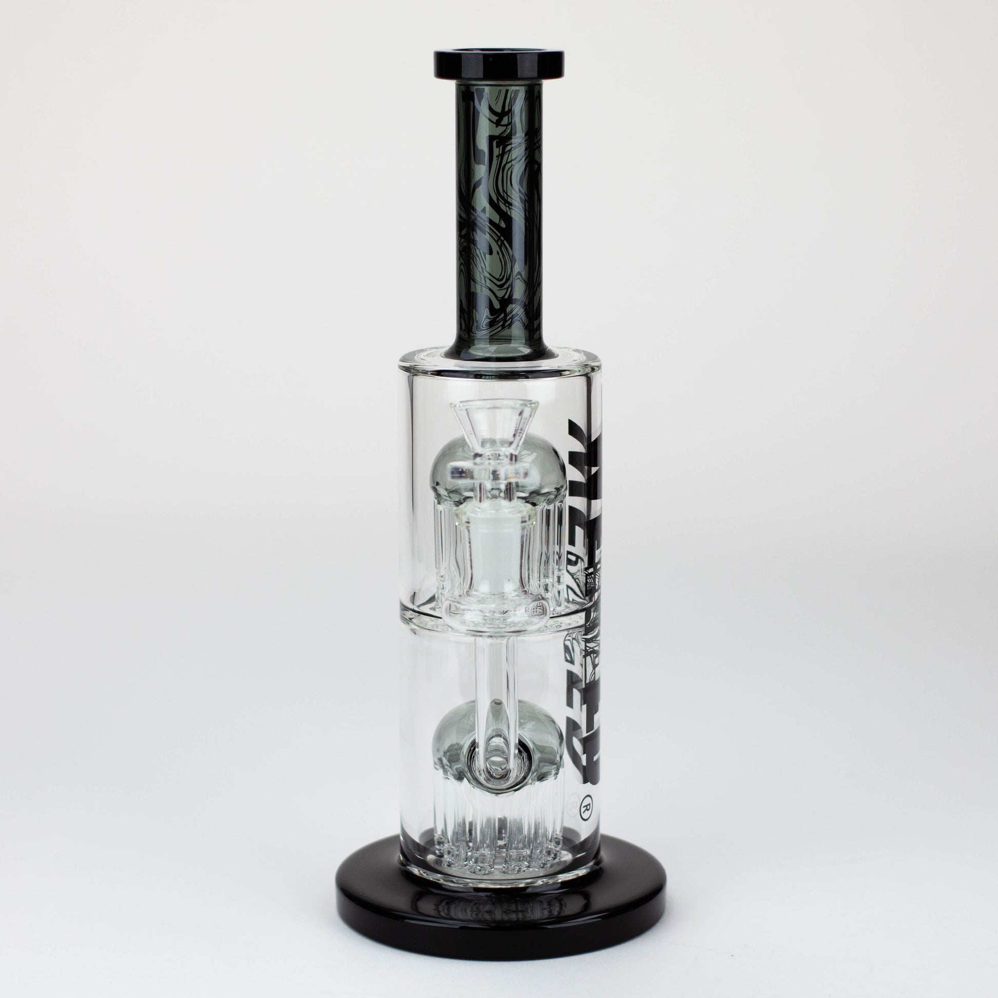 WENEED®-10.5" Weneed Dark Matter Duo Glass Bong_2