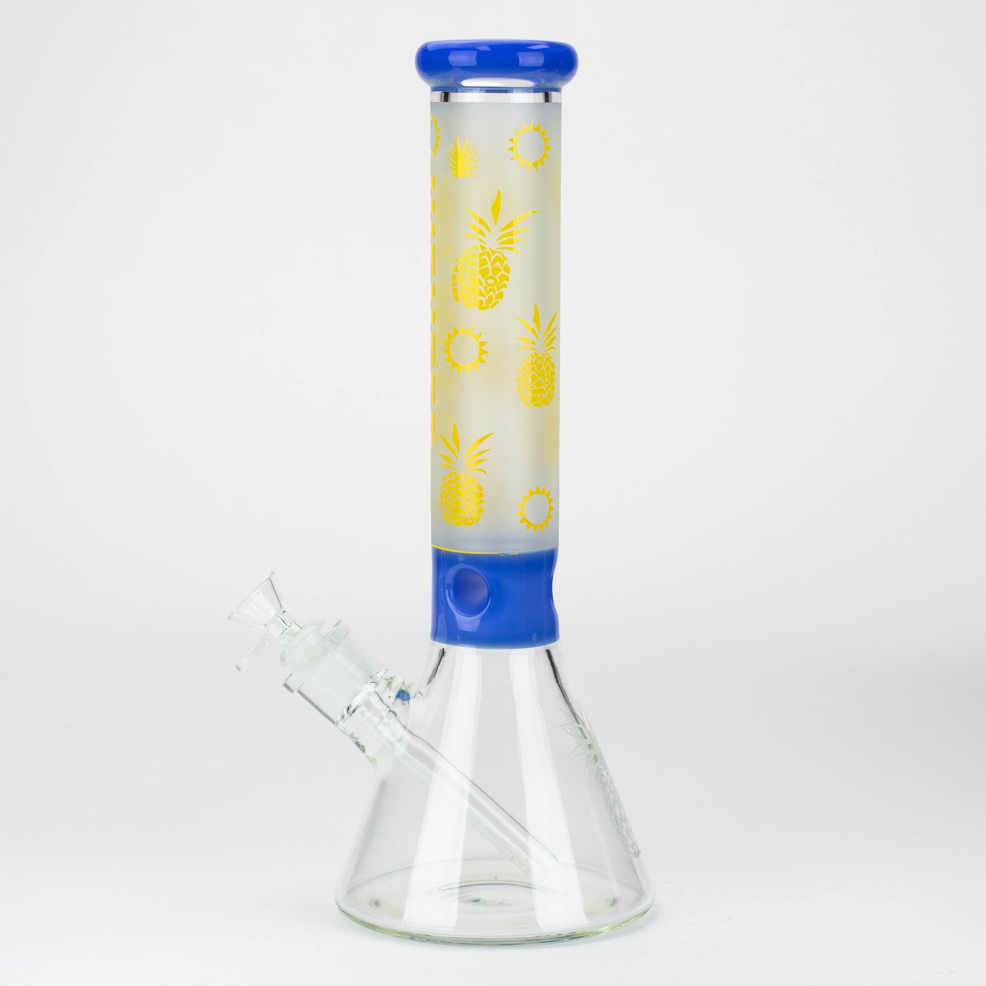 WENEED®-14" Weneed Frosted Pineapple 7mm Glass Bong_5