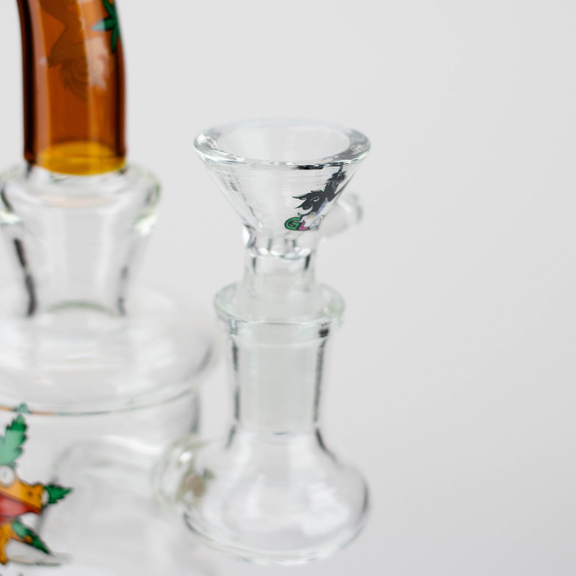 6.7" MGM Glass 2-in-1 bubbler with Logo [C5004]_2