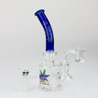 6.7" MGM Glass 2-in-1 bubbler with Logo [C5004]_7