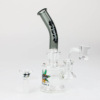 6.7" MGM Glass 2-in-1 bubbler with Logo [C5004]_8