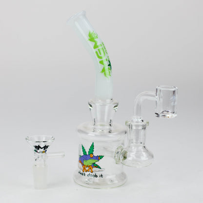 6.7" MGM Glass 2-in-1 bubbler with Logo [C5004]_10