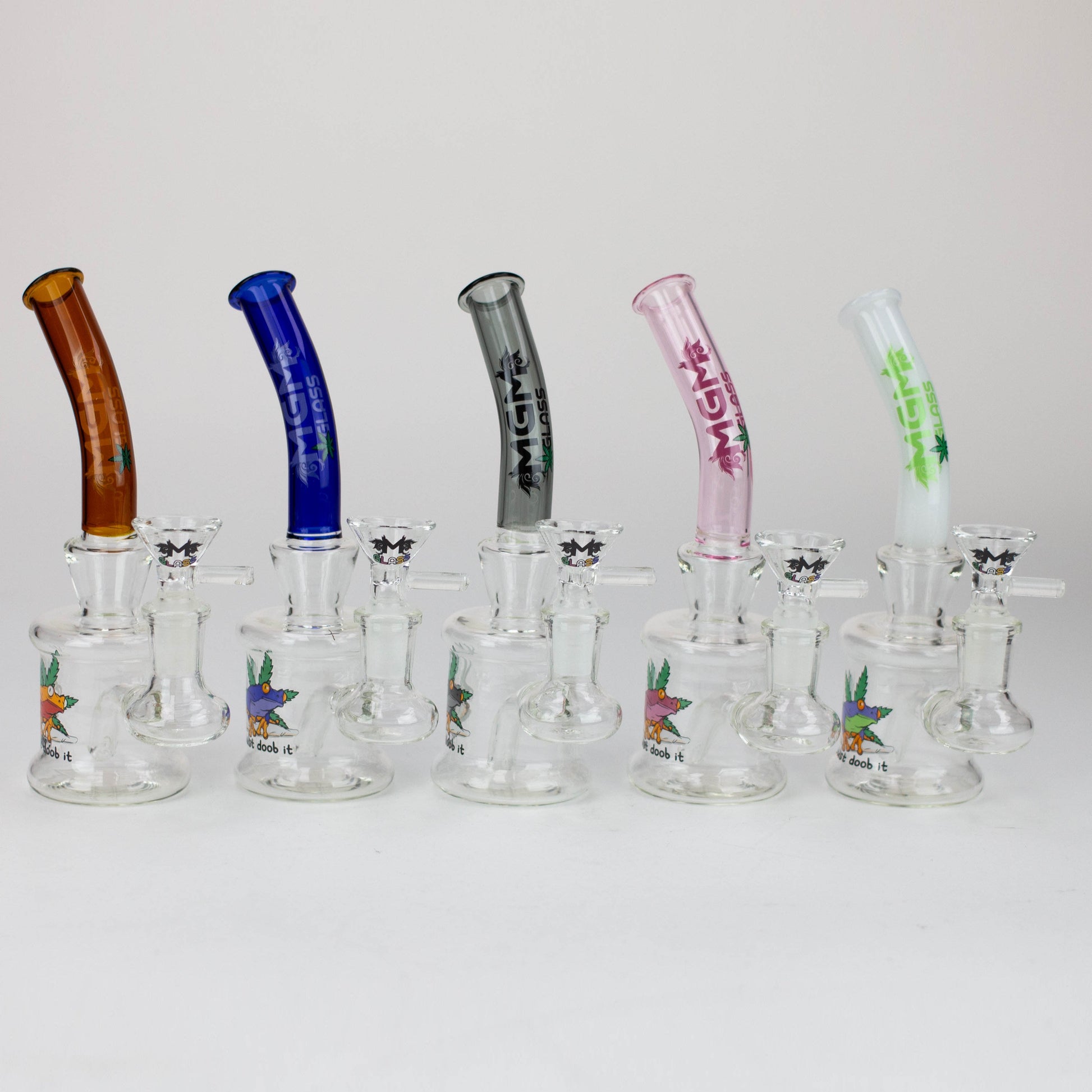 6.7" MGM Glass 2-in-1 bubbler with Logo [C5004]_5