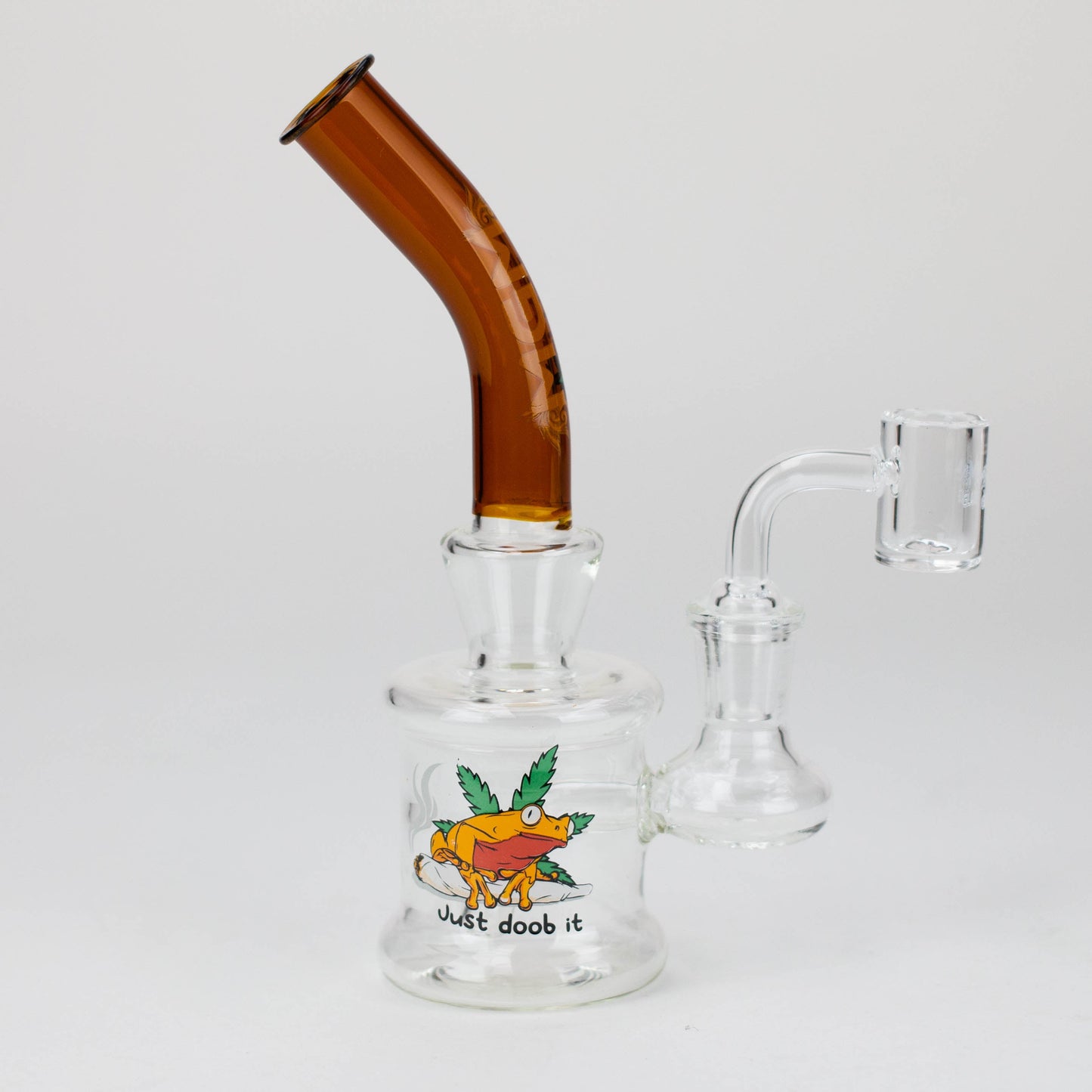 6.7" MGM Glass 2-in-1 bubbler with Logo [C5004]_3