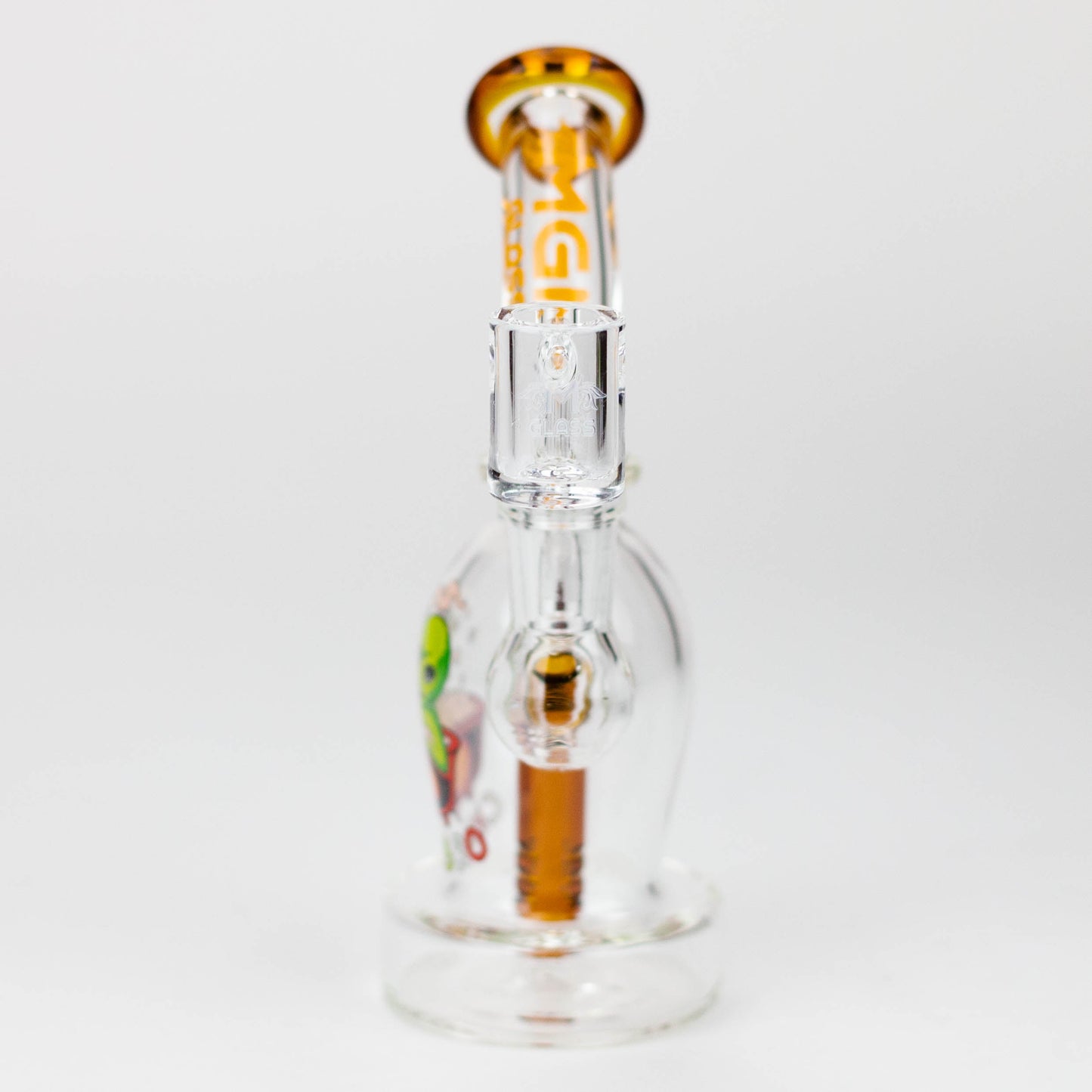 6.5" MGM Glass 2-in-1 bubbler with Graphic [C2673]_11