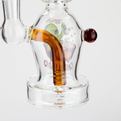 6.5" MGM Glass 2-in-1 bubbler with Graphic [C2673]_2