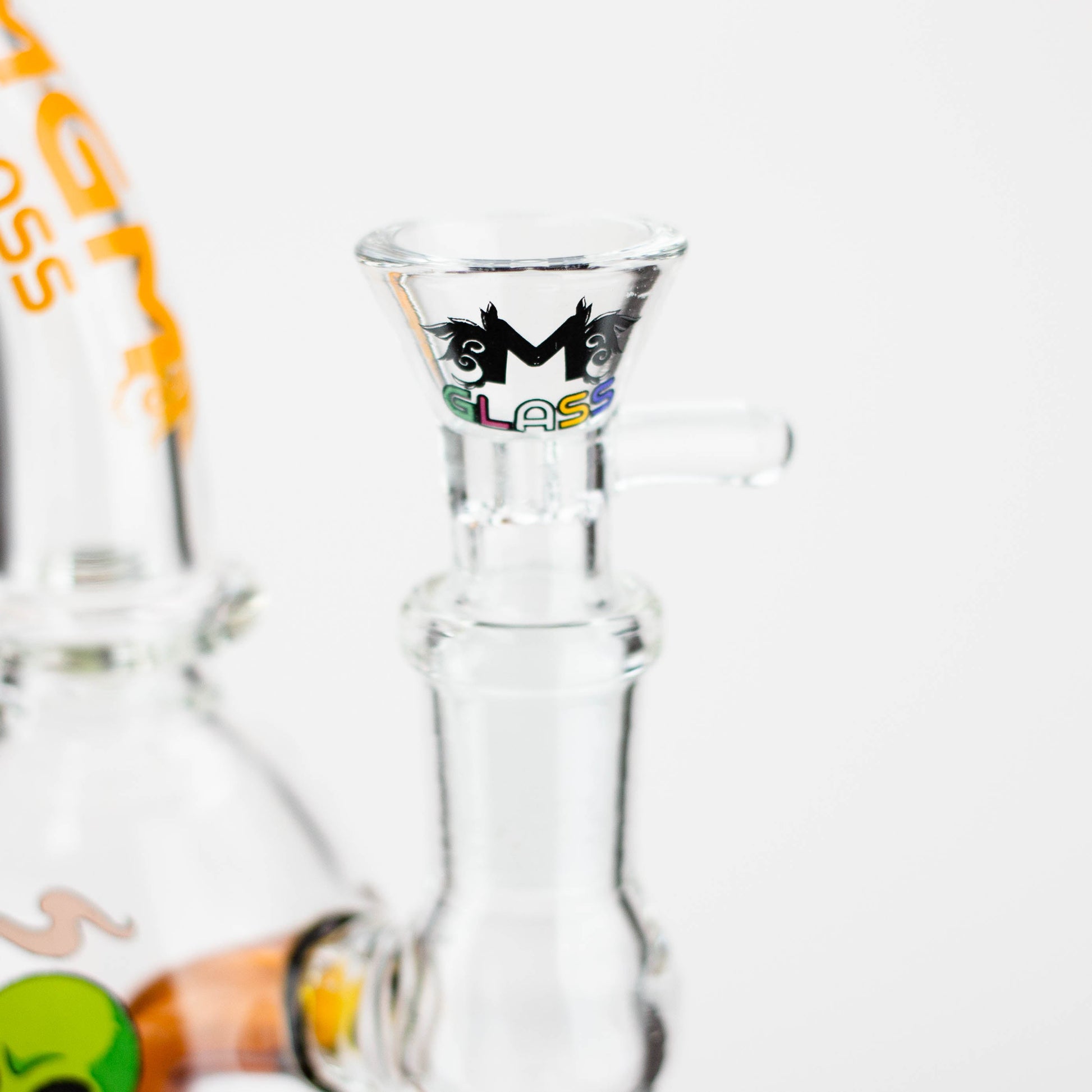 6.5" MGM Glass 2-in-1 bubbler with Graphic [C2673]_3