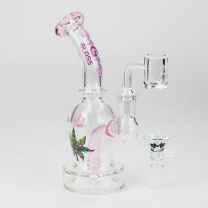 6.5" MGM Glass 2-in-1 bubbler with Graphic [C2673]_8
