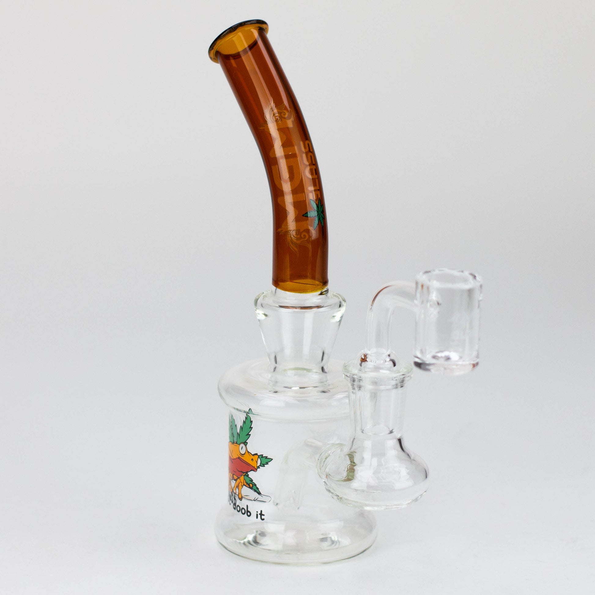 6.7" MGM Glass 2-in-1 bubbler with Logo [C5004]_11