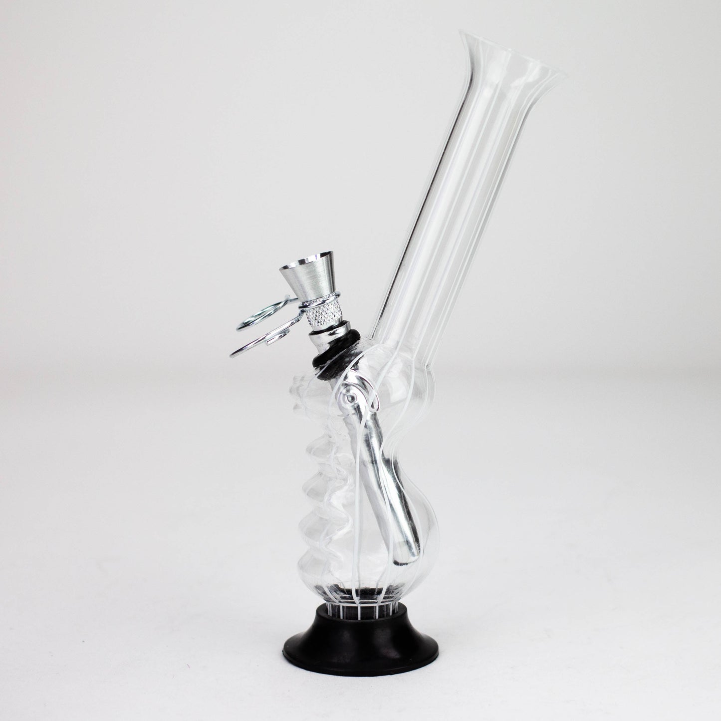 8" stripe acrylic water pipe [SV10]_3