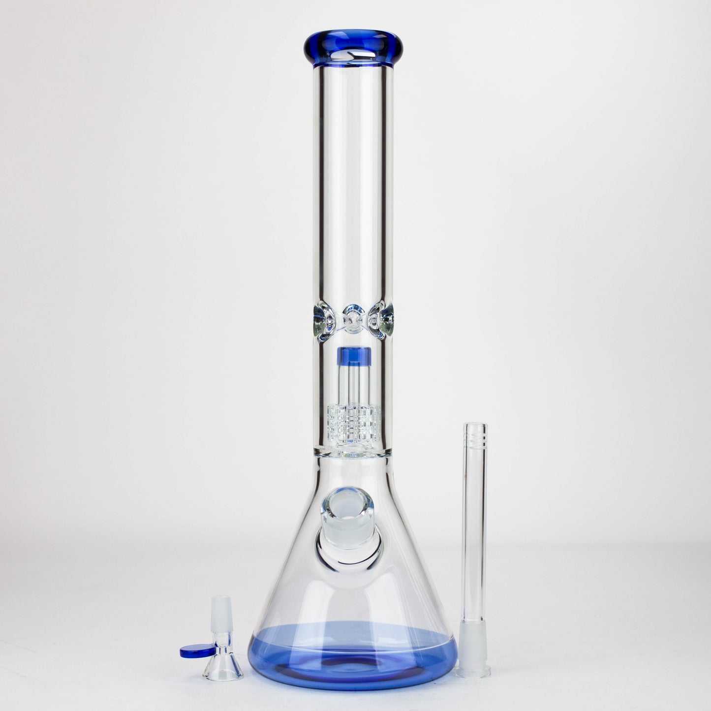 16" Single UFO perc 7mm glass water bong [G11024]_9