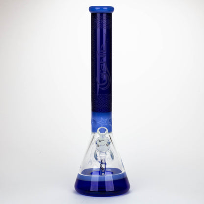 Genie | 17" sandblasted artwork tube 7 mm glass water bong [GB21006]_14