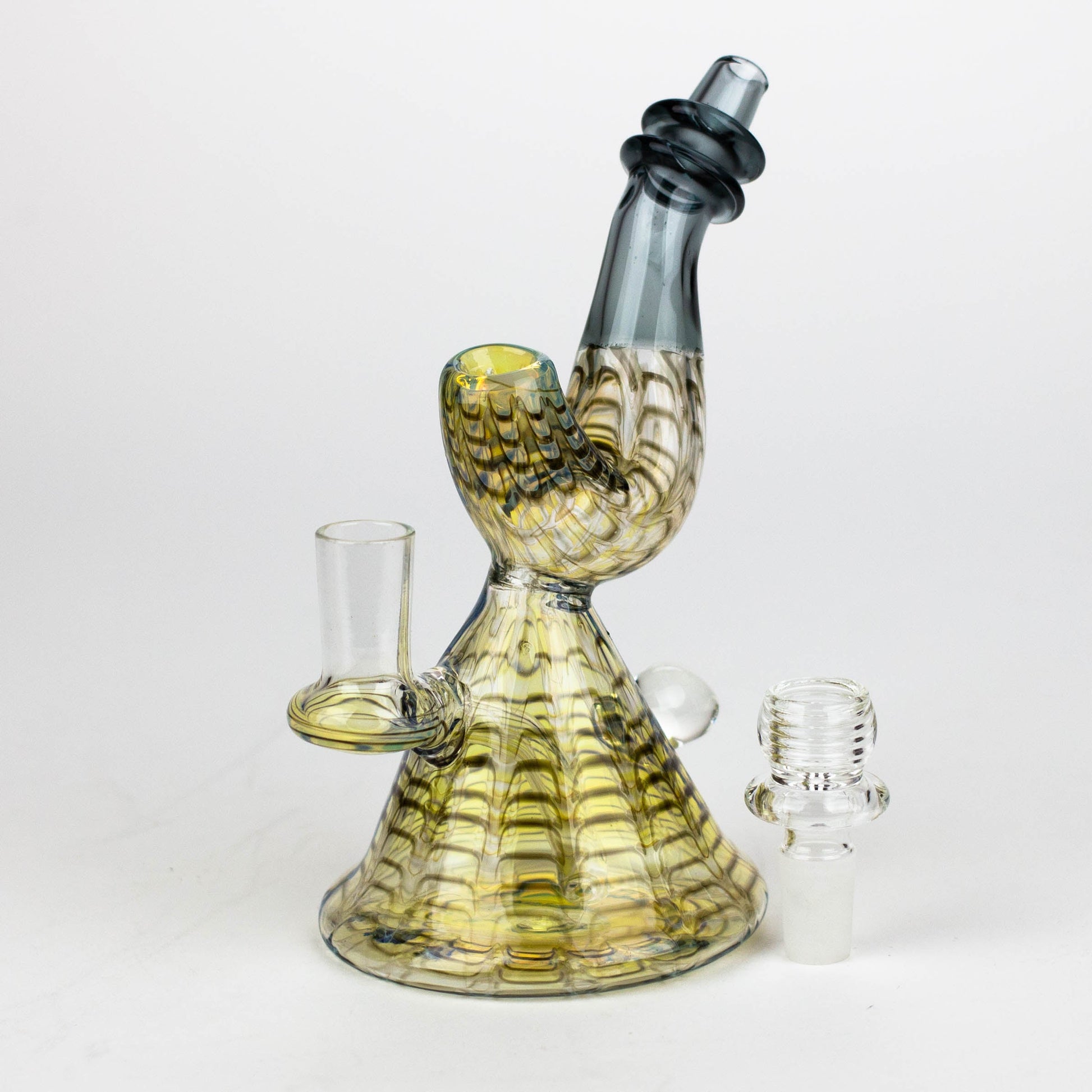 6.5" sherlock glass bong_7