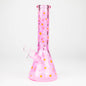 10" Color Glass Bong With Daisy Design [WP 061]_1