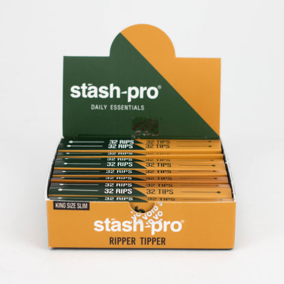 Stash-Pro | Ripper Tipper Unbleached  King size slim Box of 10_3