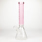 COBRA | 14" sandblasted geometric graphic 7 mm glass bong [YK08]_10