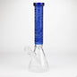 COBRA | 14" sandblasted geometric graphic 7 mm glass bong [YY03]_11