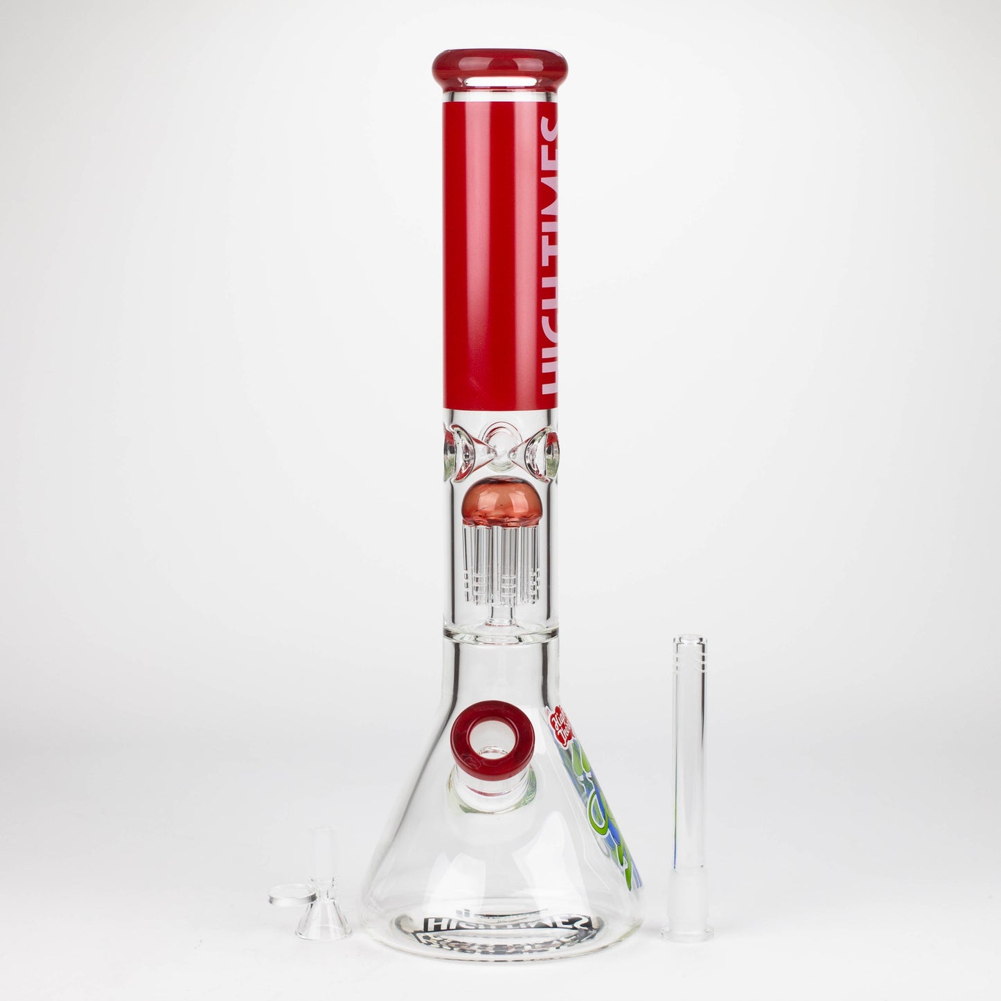 Infyniti | High Times 16" 7 mm classic beaker water bong with tree arm percolator [HIT10200GP]_2