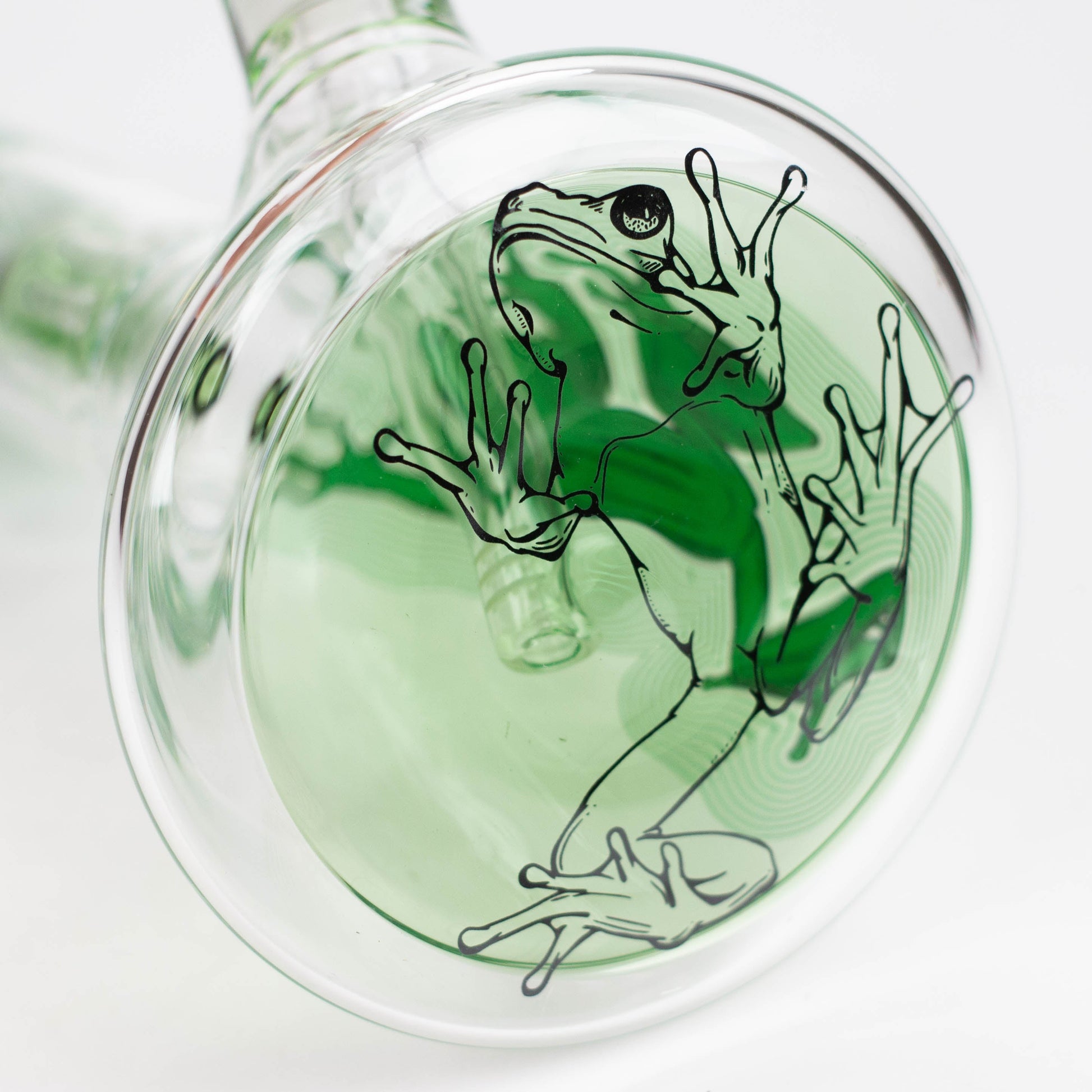 Infyniti | Untamed 14" 7 mm classic beaker water bong - Green Frog [GP2015]_1