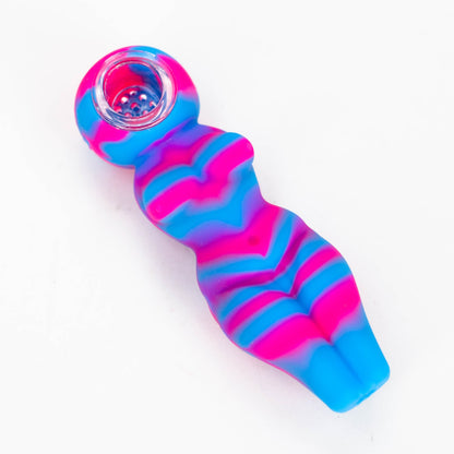 4" Sexy Silicone hand pipe_1