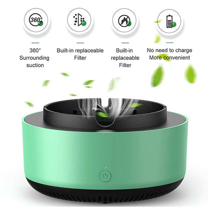 Ashtray with Air Purifier