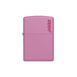 Zippo 238ZL Pink Matte with Zippo logo_1